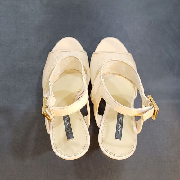 RACHEL ZOE BLOCK HEEL OPEN-TOE PLATFORM SANDAL G1 - Picture 4 of 16